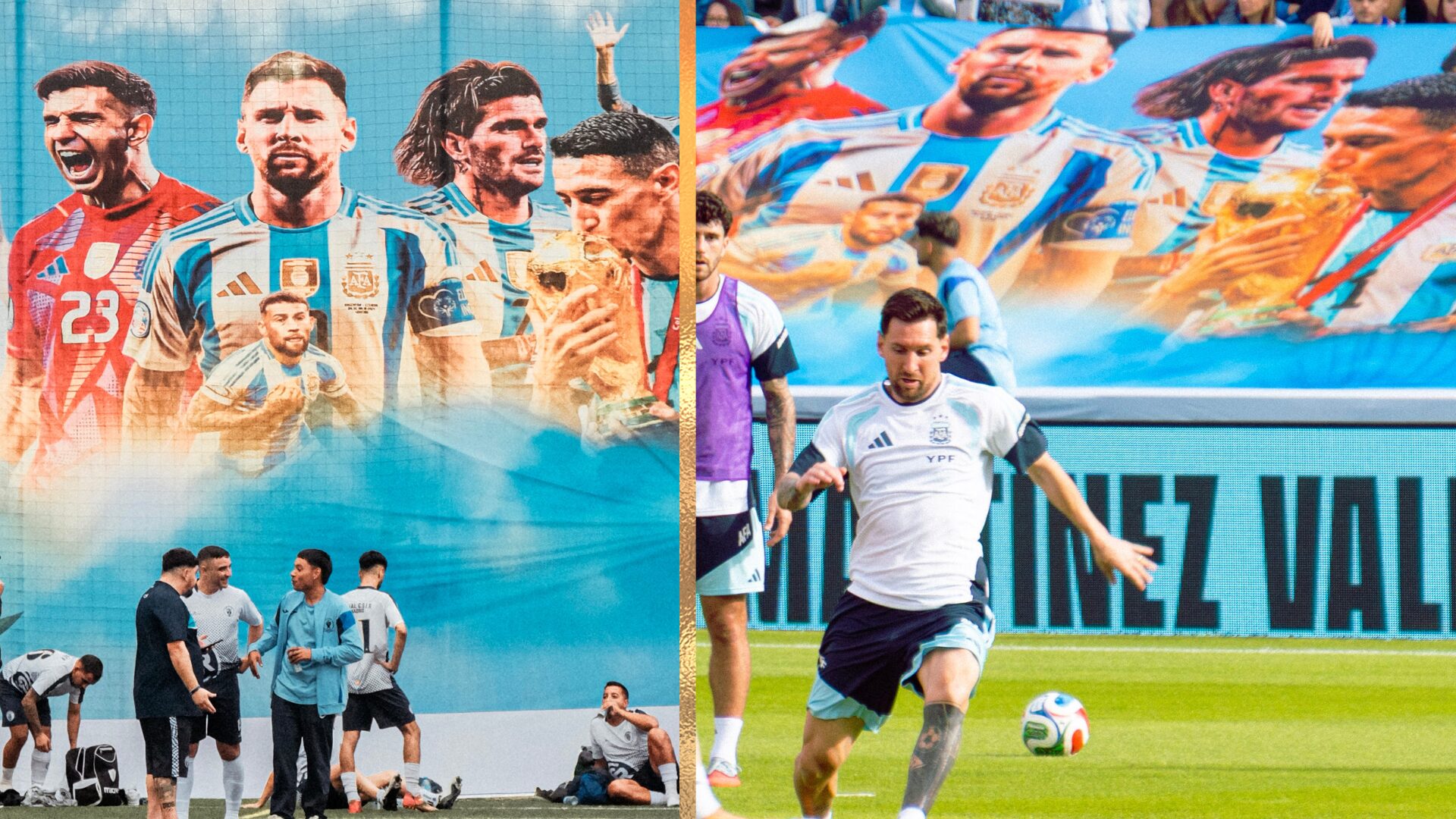 Banderazo argentino en Mallorca